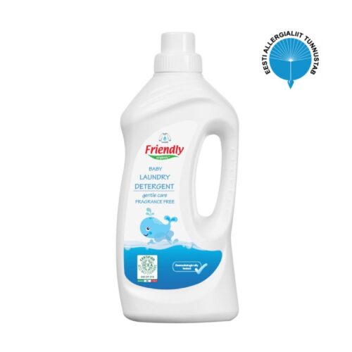 FRIENDLY ORGANIC biolagunev lõhnatu pesugeel beebiriietele 1000ml