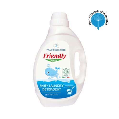 FRIENDLY ORGANIC biolagunev lõhnatu pesugeel beebiriietele 2000 ml