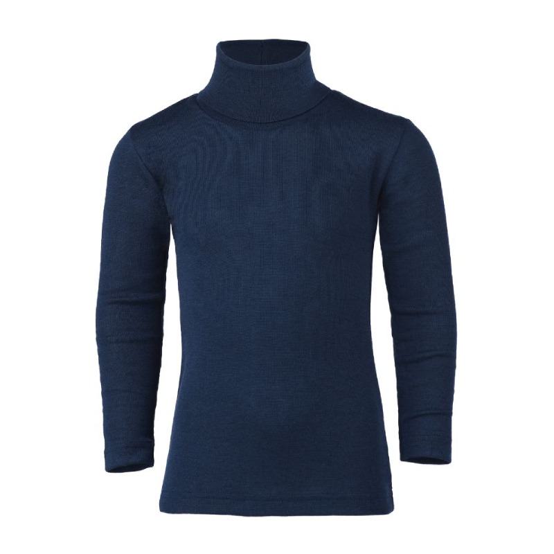 Engel villa-siidi pullover lastele_Navy-blue