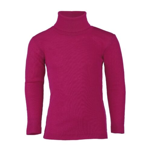 Engel villa-siidi pullover lastele_Raspberry